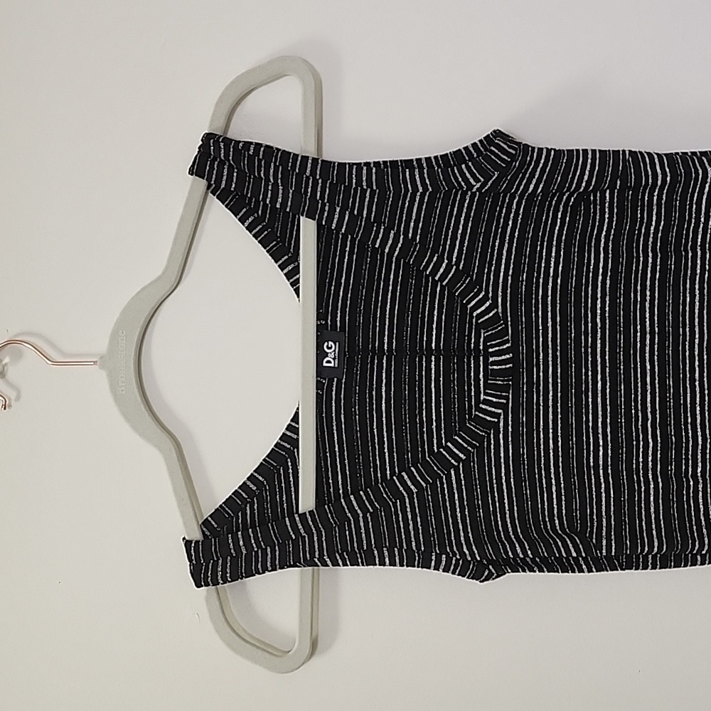 Dolce & Gabbana Vintage Romantic Metallic Striped Dress Y2k Size 2/38 - Picture 4 of 17